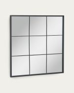 Espejo ventana negro