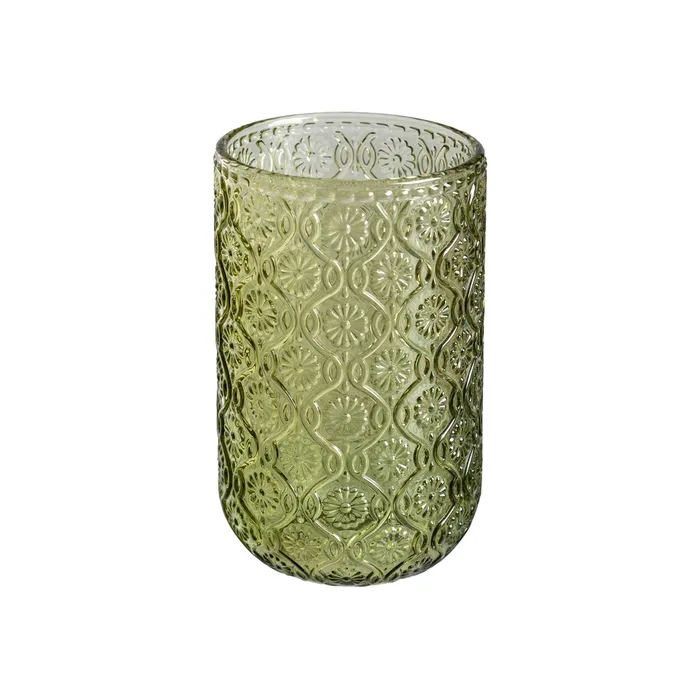 615943 Set 6 vasos cristal flor - Imagen 1