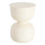 Mesa auxiliar blanco roto - Imagen 3