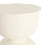 Mesa auxiliar blanco roto - Imagen 4