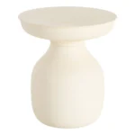Mesa auxiliar blanco roto - Imagen 3