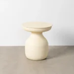 Mesa auxiliar blanco roto - Imagen 2