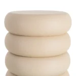 Mesa auxiliar crema - Imagen 3