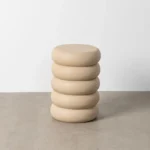 Mesa auxiliar crema - Imagen 2