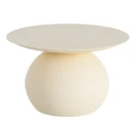 Mesa de centro blanco roto