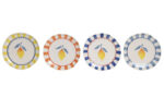 Set 4 platos limón