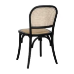 Silla ratán negro - Imagen 4