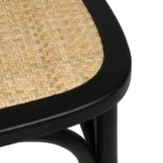 Silla ratán negro - Imagen 7