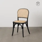 Silla ratán negro - Imagen 2