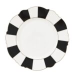 Set 6 platos llanos rayas