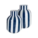 Jarrón rayas azul - Imagen 2