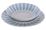 Vajilla rayas azul - Imagen 2