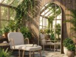 Espejo ventana beige - Imagen 2